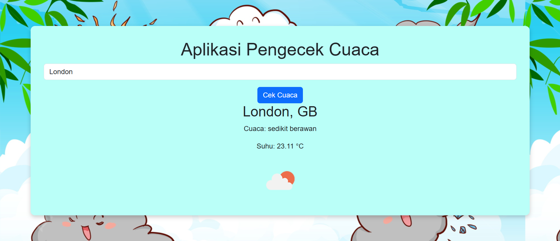 Aplikasi Cuaca